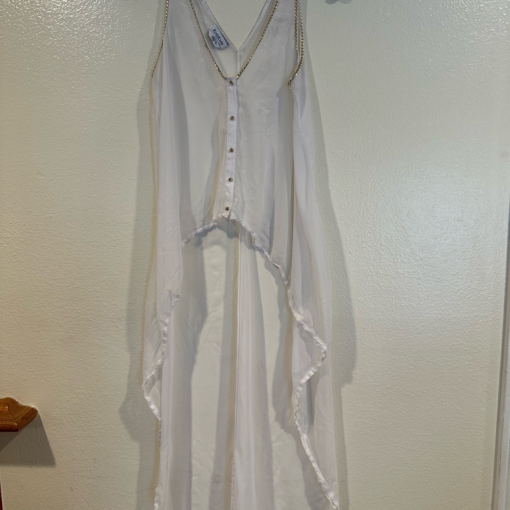 Bebe white cover up